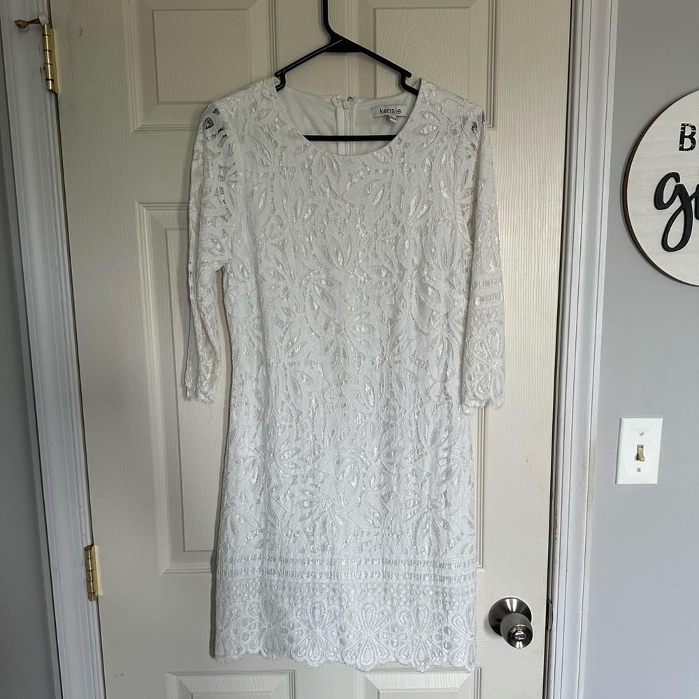 Kensie Lace Sheath Dress